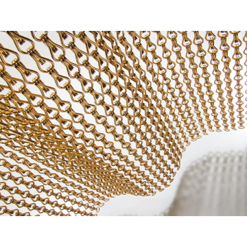 colorful Decorative Metal Mesh Drapery